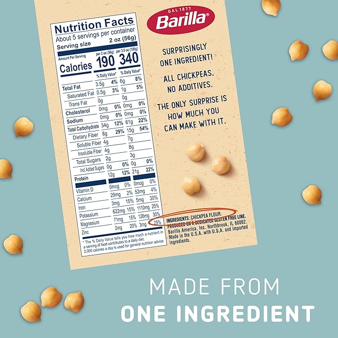 BARILLA ChickpeaOrzo 10oz (pack of 8)