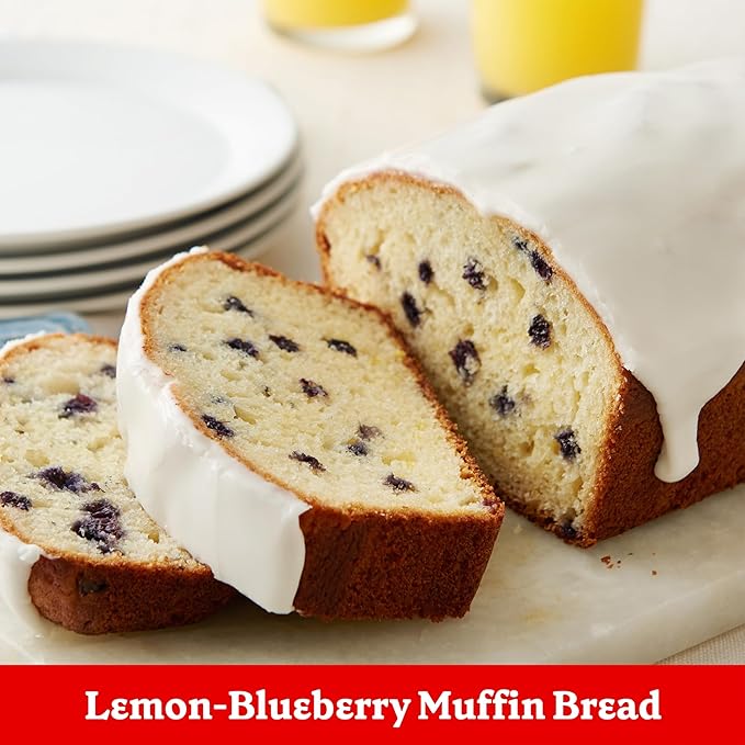 Betty Crocker Wild Blueberry Muffin and Quick Bread Mix 16.9 oz (Pack of 4)