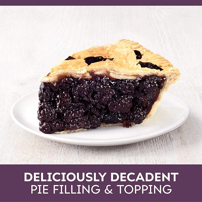 Duncan Hines Wilderness Premium Pie Filling &amp Topping Blackberry 21 Ounce (Pack of 12)