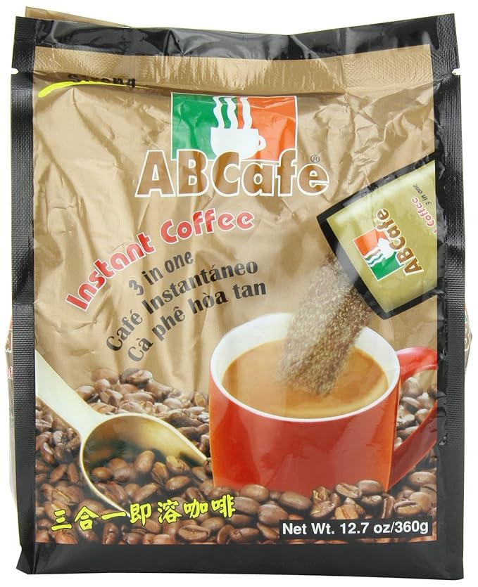 ABCafe 3 in 1 Instant Coffee Strong 20-Count