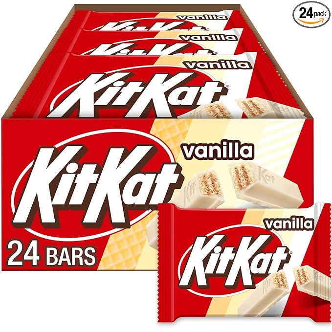 KIT KAT Vanilla Flavored Wafer Candy Bars 1.5 oz (24 Count)