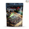 Wild Canadian Smoked Salmon Jerky – 2 Pack Premium Wild-Caught Fish High-Protein Healthy Snack (Teriyaki)