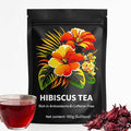 Hibiscus Tea Organic Hibiscus Tea Bags Antioxidant-Rich Rich in Anthocyanins &amp Vitamin C Naturally Caffeine-Free to Soothe the Mind Tart &amp Refreshing Flavor 20 Tea Bags