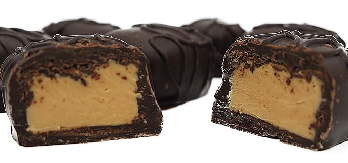 Philadelphia Candies Dark Chocolate Peanut Butter Truffles Net Wt 1 lb