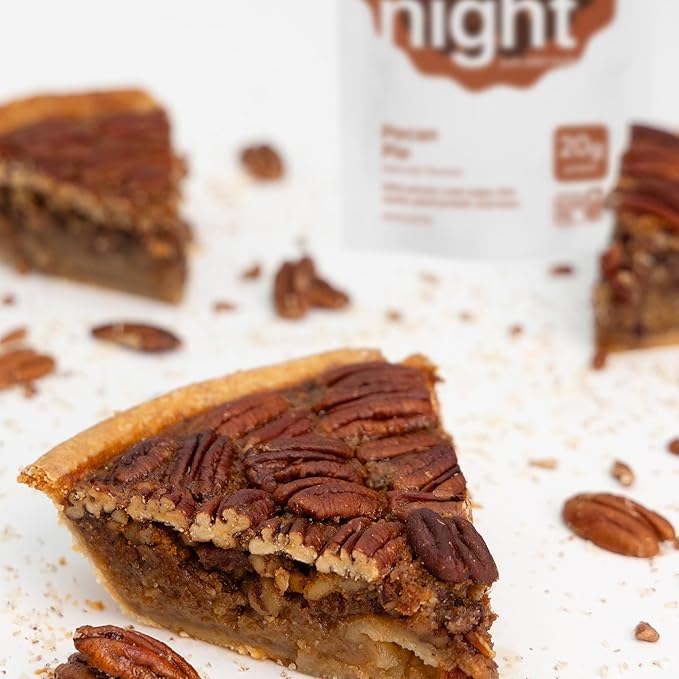 Oats Overnight Pecan Pie - Overnight Oats with 20g Plant-Based Protein High Fiber Breakfast Protein Shake - Vegan Gluten Free Oatmeal Non GMO High Protein Oatmeal (2.5 oz per Meal) (8 Pack)