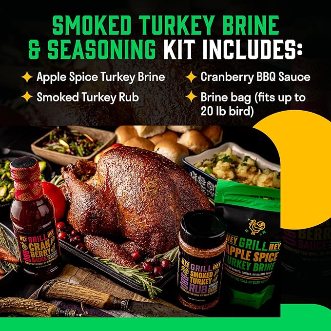 Holiday Kit Bundle | SMOKED TURKEY BRINE KIT &amp SMOKED HAM KIT | INCLUDES BRINE SEASONINGS SAUCES &amp MORE!