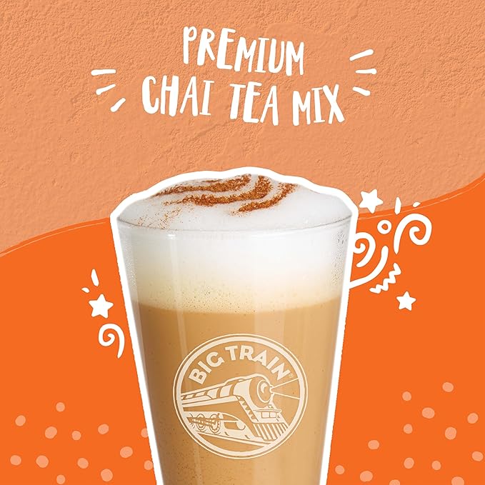 Big Train Vanilla Chai Tea Latte Beverage Mix 1.9 Pound (Pack of 1)