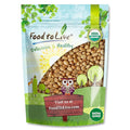 Food to Live Organic Dry Roasted Pine Nuts 2 Pounds – Naturally Tasty and Crunchy Nutritious and Delicious Perfect for Cooking Baking and Snacking Non-GMO Vegan Kosher Bulk
