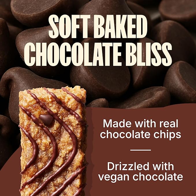 MadeGood Mornings Soft Baked Breakfast Bars Chocolate Chip 1.06 Oz (30 Count) Gluten Free Snacks