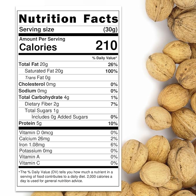 Trends Walnuts in Shell – Fresh Natural and Nutrient-Rich Perfect for Snacking Baking and Cooking Fresh Walnuts in Shell – Non-GMO (9 LBS)