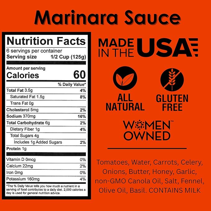Pirro's Marinara All Natural Sauce 24 Ounce (Pack of 2)
