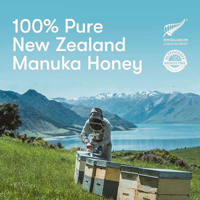 New Zealand Honey Co. Raw Manuka Honey UMF 28+ | MGO 1450+ UMF Certified / 8.8oz