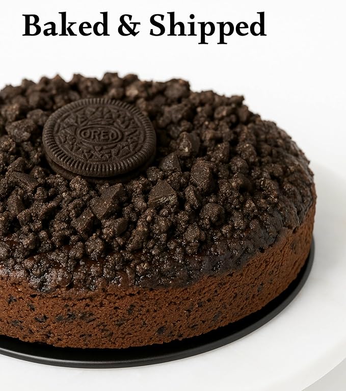 ANDY ANAND CHOCOLATIER Sugar Free Cookies &amp Cream Cake 2 lbs - Award-Winning Fresh &amp Natural Ingredients Handcrafted Perfection Ideal for Diabetics
