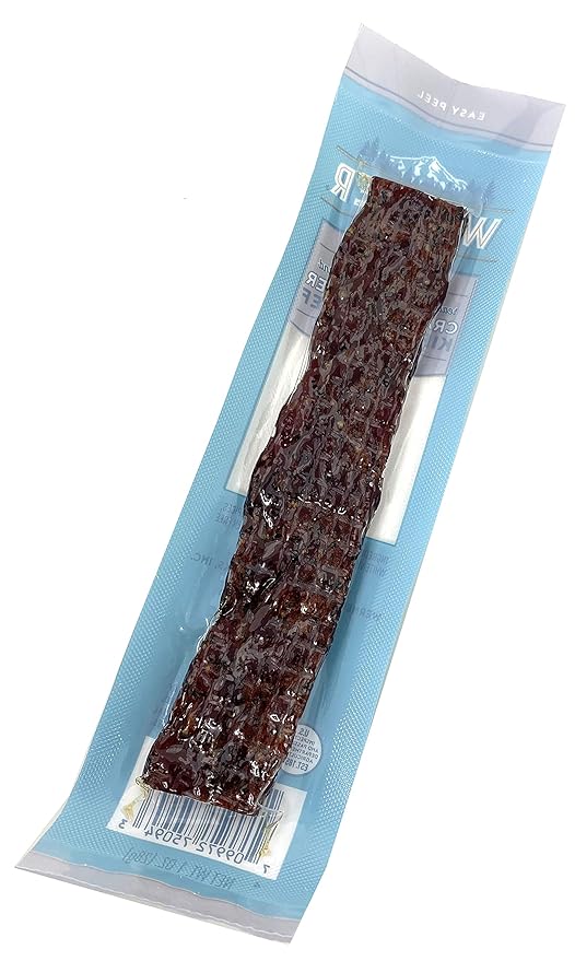 Werner Beef Steak Sticks Pack of 12 – Beef Jerky Sticks 1 Ounce (Sea Salt &amp Cracked Pepper)