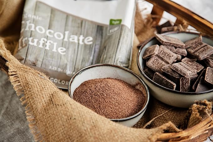 swiig Flavor Fusion Organic Chocolate Truffle Vegan No GMO Ingredients No Artificial Colors Flavors or Sweeteners No Gluten 3.25 lbs Bag