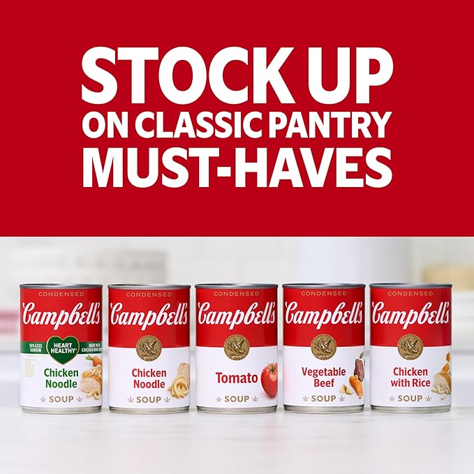 Campbell’s Condensed Homestyle Chicken Noodle Soup 10.5 oz Can (24 Pack)