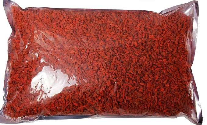 Wholeberry organic wolfberry gouqi Goji berries 11lbs | Raw Vegan Gluten Free Super food High in Plant Based Protein Dietary Fiber Vitamin A &amp Iron | Large……