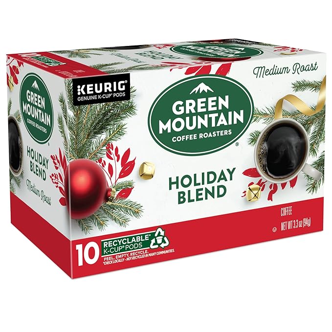 Green Mountain Coffee Roasters Holiday Blend Coffee Keurig Single Serve K-Cup Pods 60 count