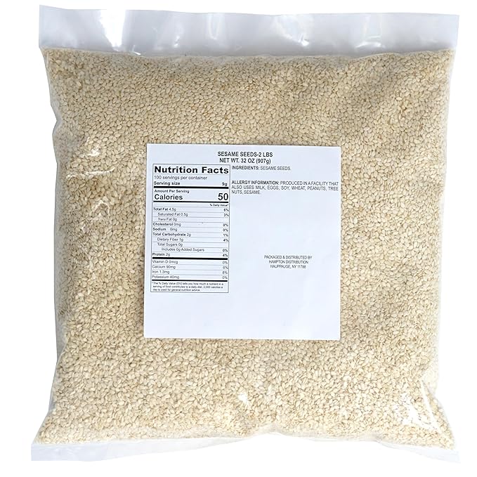 Sesame Seeds 2 Pound Bag The Hampton Popcorn &amp Candy Company