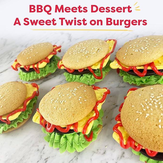 Baketivity Whoopie Pie Burgers Baking Kit for Kids Set - Real Cooking Set for Girls &amp Boys Ages 5-12 - Baking Kit with Premeasured Ingredients STEM Kit for Kids with Instructions