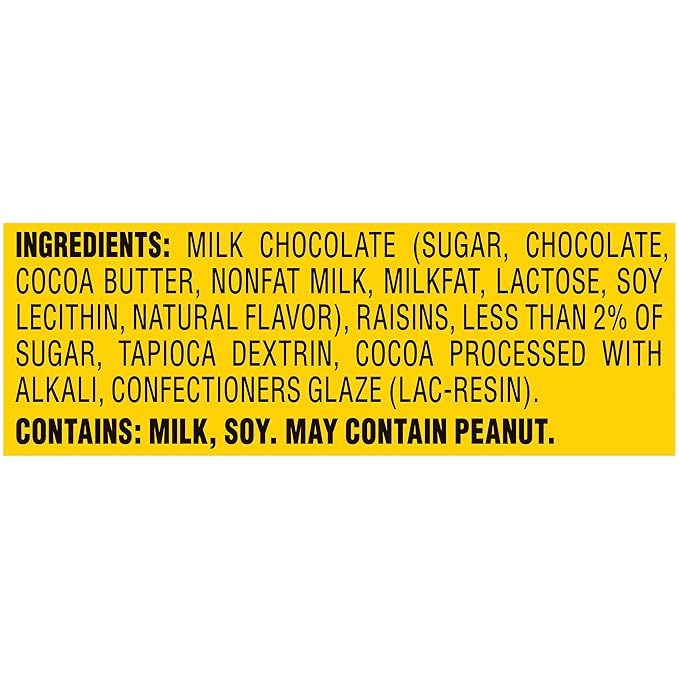 Raisinets Milk Chocolate Covered California Raisins Movie Theater Candy Box 3.1 oz each Bulk 15 Pack