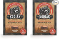 Kodiak Brownie Baking Mix Chocolate Fudge High Protein100% Whole Grains (Pack of 2)