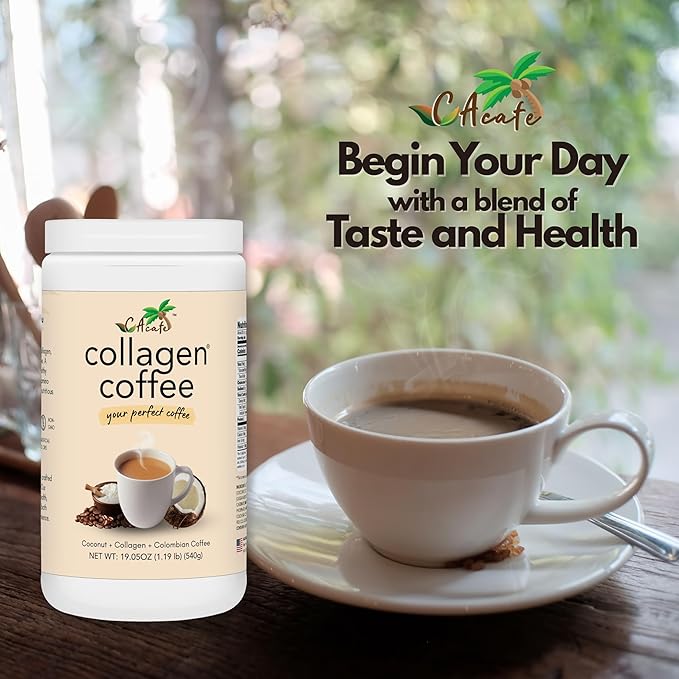 CAcafe Coconut Matcha and Collagen Coffee Variety (2-Pack)