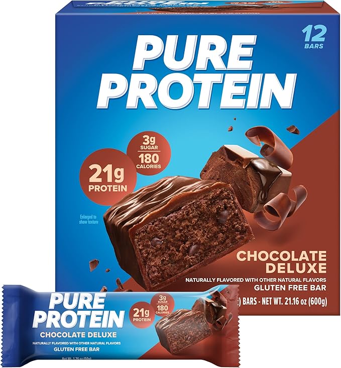 Pure Protein Vanilla Protein Shake 30g Complete Protein &amp Bars High Protein Nutritious Snacks to Support Energy