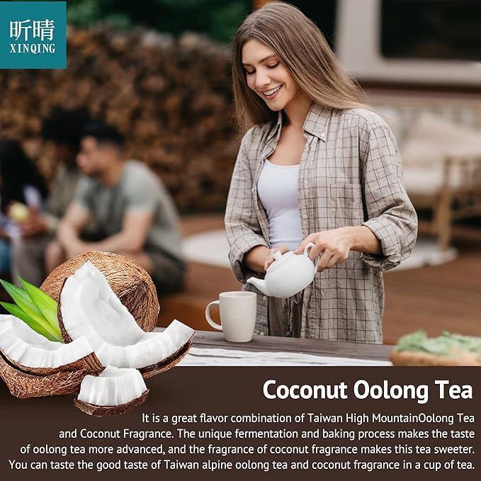 Xin Qing Coconut Milk Oolong Tea Coconut Oolong Tea Taiwan High Mountain Tea Taiwan Gaoshan Ulong Tea 200g/7.05oz