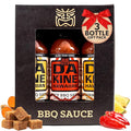 Da Kine Hawaiian BBQ Sauce - Premium Gourmet Barbecue Sauce Gluten-Free Flavored Seasoning &amp Dipping BBQ Spices for Meat Fish &amp Vegetables Grill &amp Kitchen Essentials - 3 Flavors 12 oz