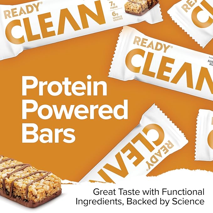 Ready® Protein Bars - High-Protein Snack with 15g Whey Protein All-Natural Ingredients Supports Lean Muscle and Recovery - Salted Caramel Cashew Bundle (15 Pack)