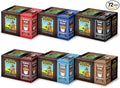 Cafe Don Pedro Variety Pack Arabica Low Acid Coffee Pods - Compatible with Keurig K-cup Coffee Maker 6 different flavors 100% Arabica Battles Heartburn Acidic Reflux 72 Coffee K Cups