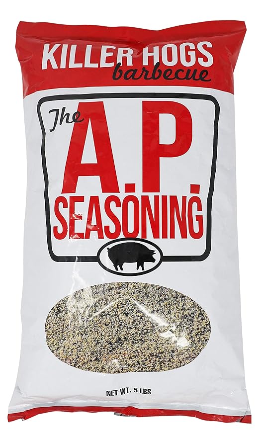 Killer Hogs AP Seasoning Championship BBQ and Grill All Purpose Dry Rub for Beef Steak Burgers Pork and Chicken Salt Pepper Garlic 5 lb Bag
