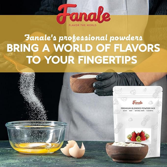 Fanale Premium Coconut Bubble Tea Flavoring Powder | Perfect for Baking Smoothies Desserts and Drinks | Instant Flavoring Powder for Boba Milk Tea - 2.2 Pounds (Pack of 20)