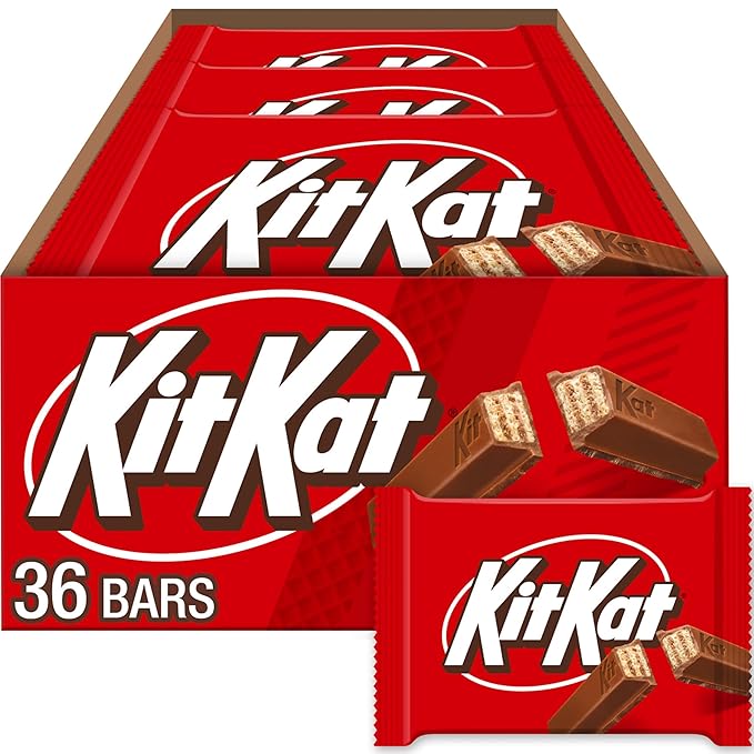 KIT KAT Milk Chocolate Wafer Candy Bars 1.5 oz (36 Count)