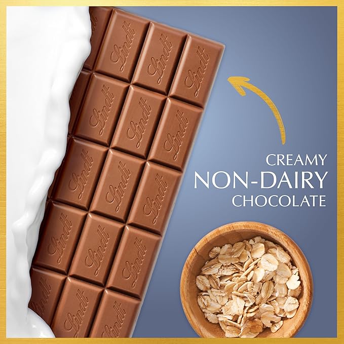 Lindt CLASSIC RECIPE Non-Dairy OatMilk Chocolate Candy Bar 10 Pack 3.5 oz.