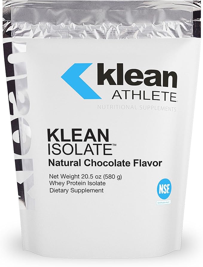 Klean Athlete Klean Isolate | Whey Protein Isolate to Enhance Daily Protein and Amino Acid Intake for Muscle Integrity* | NSF Certified for Sport | 20 Servings | Natural Chocolate Flavor