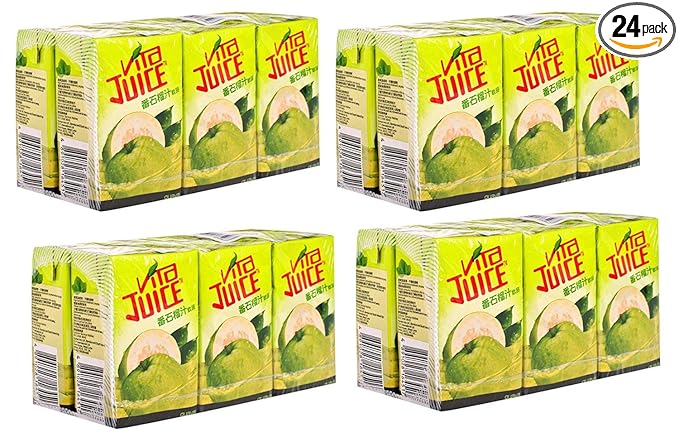 Vitasoy Vita Juice Drink Guava Flavor 8.45oz (Pack of 24)