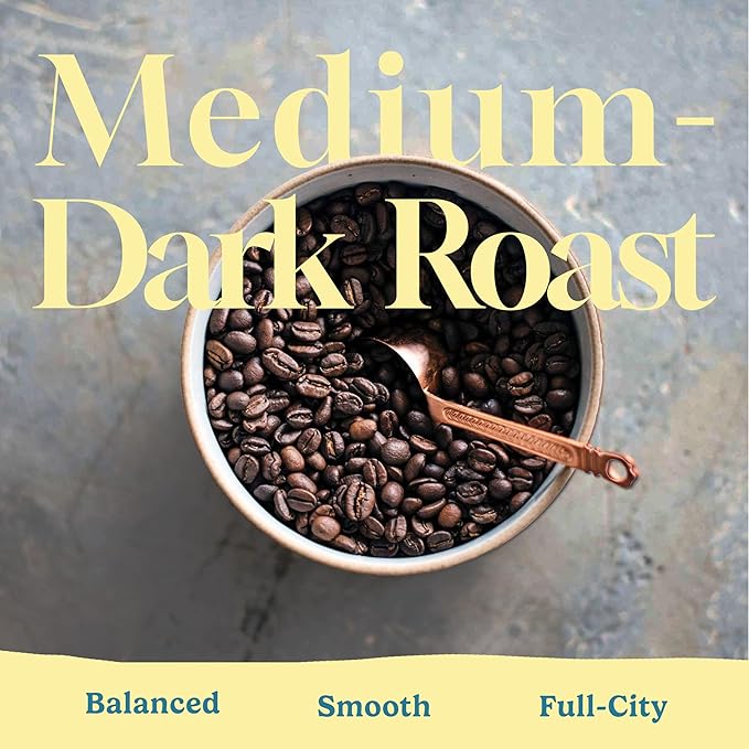 TOKYO COFFEE Organic Blend Medium Dark Roast Whole Bean Coffee from Japan - 12oz Bag - Sweet and Smooth Signature Blend made with 100% Arabica Beans