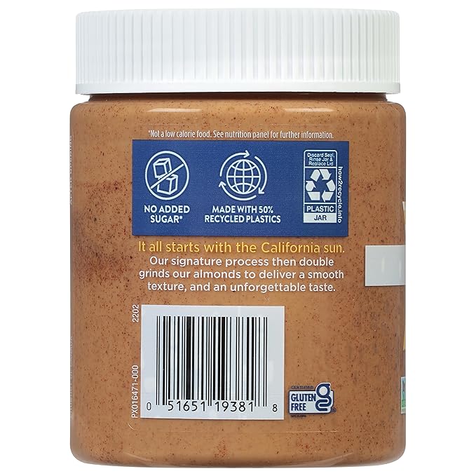 MaraNatha Organic Creamy Roasted Almond Butter 12 Ounce Jar