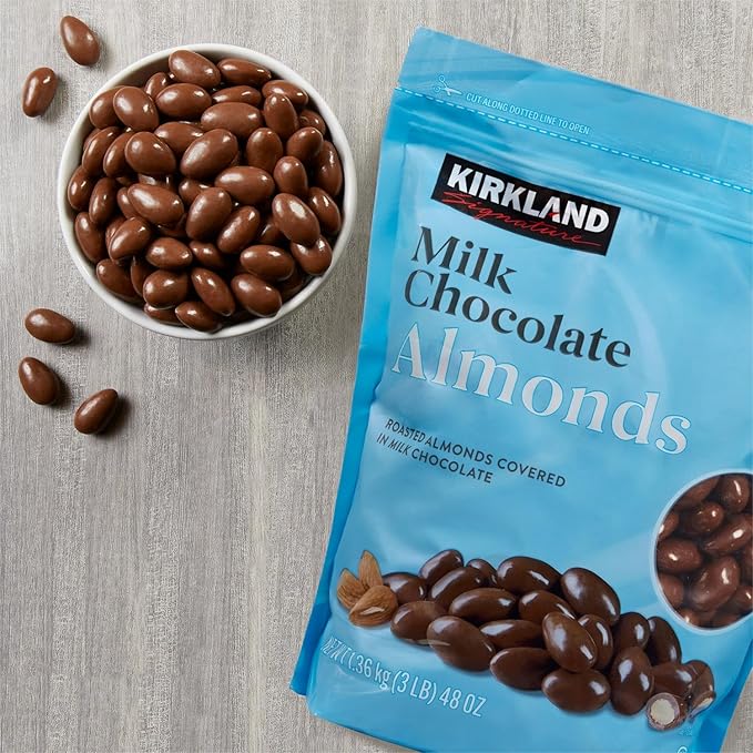Kirkland Signature Milk Chocolate Covered Almonds - 48 Ounce