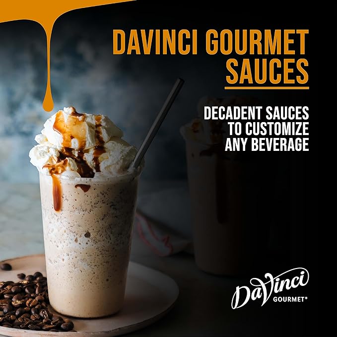 DaVinci Gourmet Sugar Free Caramel Sauce 64 Fluid Ounces (Pack of 1)