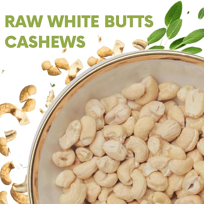 Sano Nuts 4LB Raw Cashew - West African Origin Raw Unsalted Cashews Nuts - Fresh &amp Unroasted Cashews - 100% Natural Grown Kosher Vegan - 4 Pounds of Raw Organic Cashew Pieces