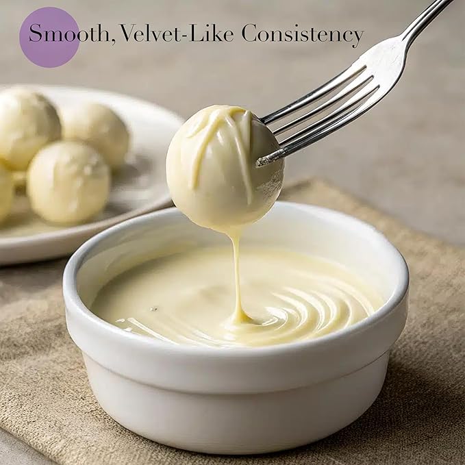 White Melting Chocolate Candy Melts | White Chocolate Melts 5 Lbs| Melting Chocolate Wafers Chips in Healthy Resealable Packaging Perfect for Baking Dipping Chocolate Fountain Fondue Coating Wafer