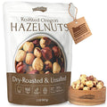 Snackathon Roasted Oregon Hazelnuts Unsalted Dry Roasted Whole Filberts Premium Natural Nuts Grown in USA 2 LB Resealable Bag Healthy Snack Ideal for Baking Nut Butters &amp Recipes