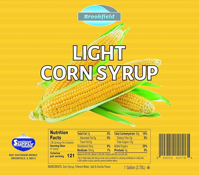 Brookfield Light Corn Syrup 1 Gallon (Pack of 1)