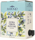 Baroqo Mediterranean Olive Oil Extra Virgin Olive Oil 3L Bag in Box Cold Pressed Extra virgin Olive Oil Bulk from Greece Koroneiki Olives Robust Fruity Flavor Fresh EVOO Ideal for Cooking and Salads