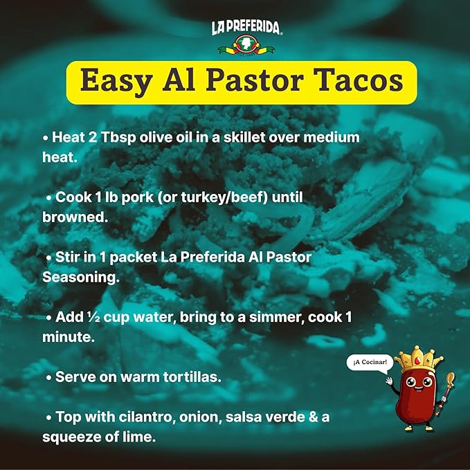 La Preferida Al Pastor Seasoning 1 Oz (Pack of 6)