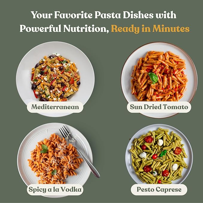 Chef’s Kiss Low Carb Noodles | 4g Net Carbs 21g Protein | Keto Friendly Low Glycemic Pasta Made from Lupins | Gluten Free High Protein | No Gums | Keto Pasta Alternative | Non GMO | 4-pack (8oz)