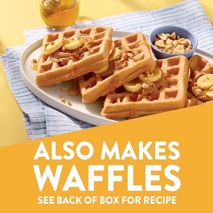 Krusteaz Heart Healthy Buttermilk Pancake and Waffle Mix Light &amp Fluffy 25.2 oz Boxes (Pack of 8)